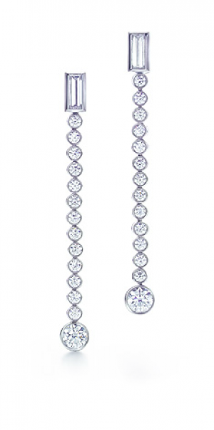 Tiffany Jazz drop earrings with diamonds in platinum - The Great Gatsby collection.PNG